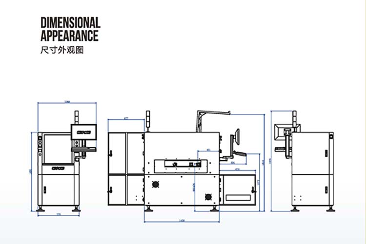 GKG点胶机线条图